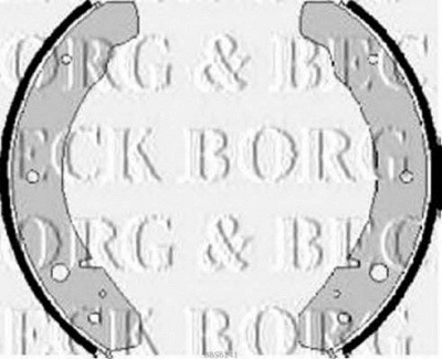 BORG & BECK bbs6141 -  Комплект тормозных колодок